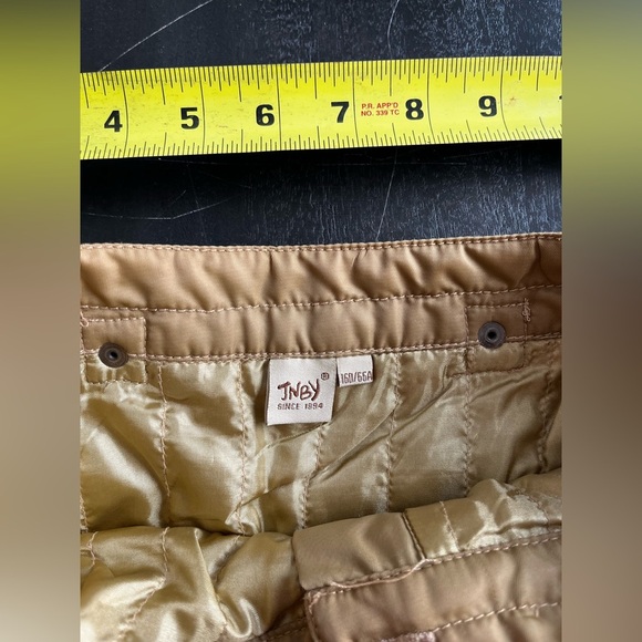 JNBY Gold Skirt Full Front Zip Size 160 Pockets Vintage Y2K - Picture 7 of 13